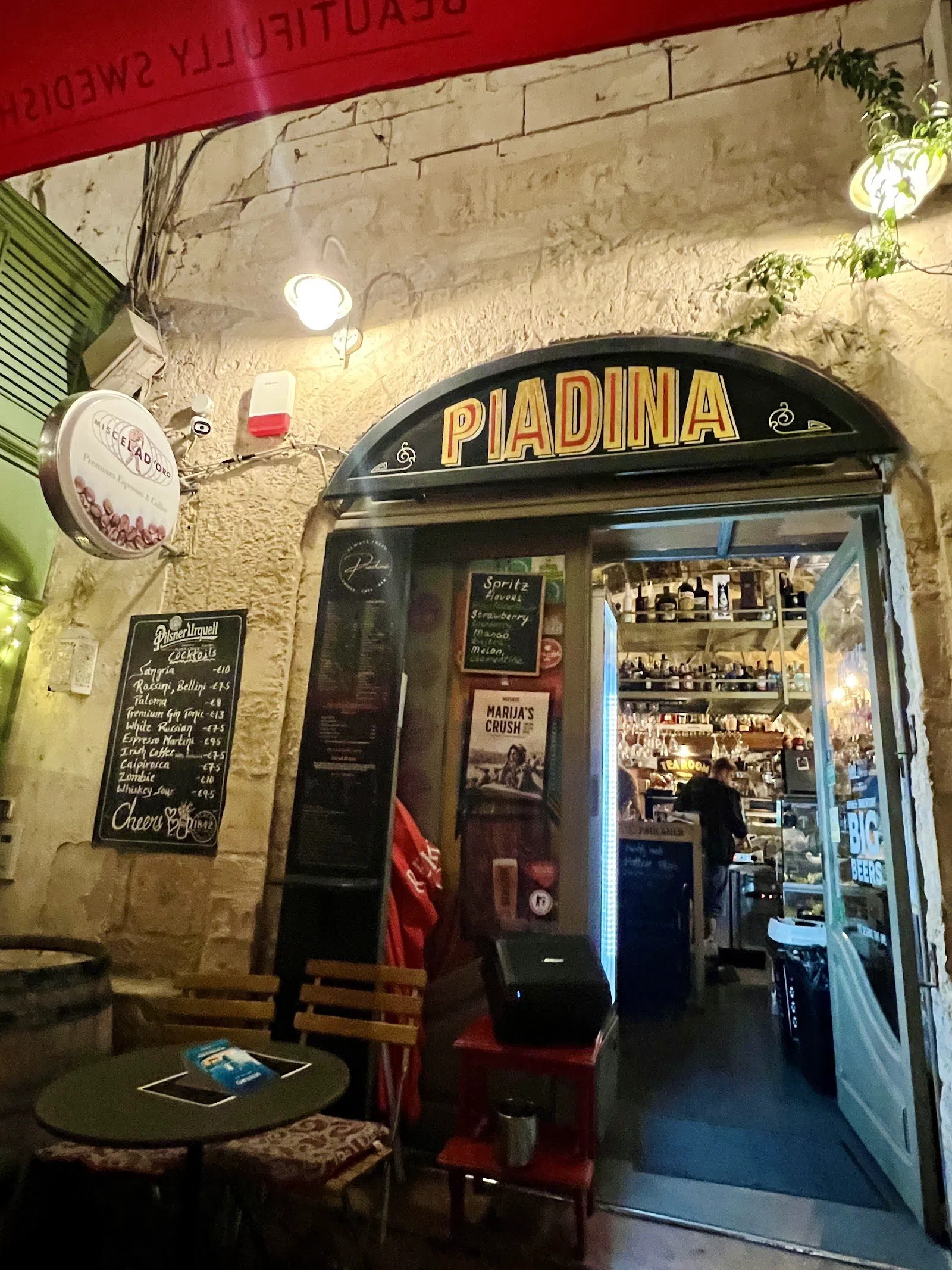 Piadina Caffe, Valletta