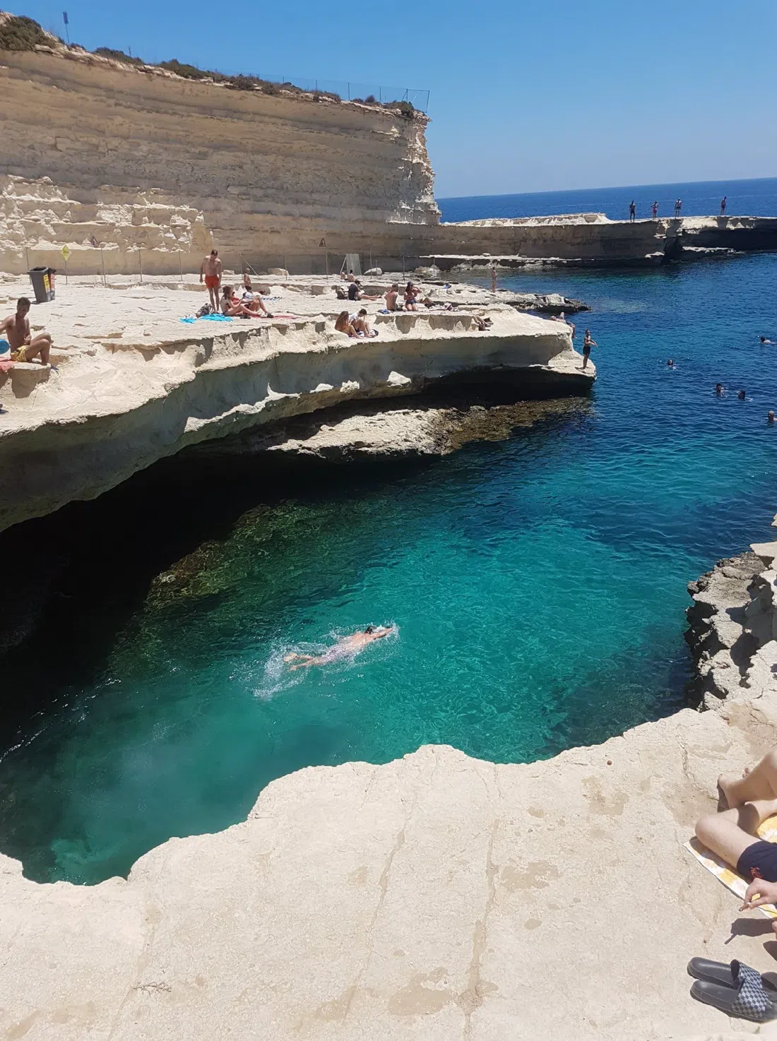 St Peter's Pool, La Valeta