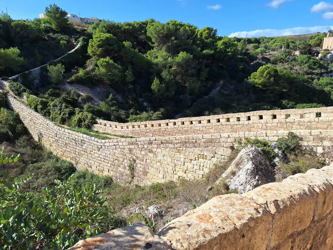 Victoria Lines — Dwejra Lines section, Valletta