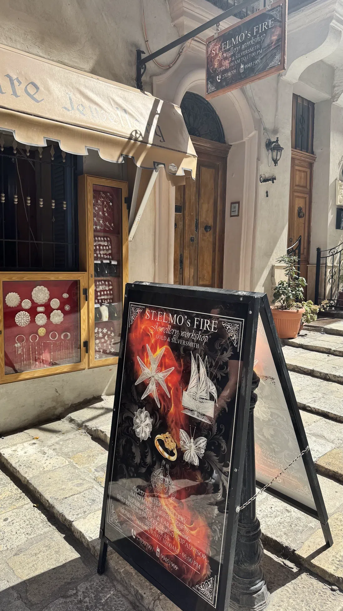 St Elmo's Fire Jewellery, Valletta