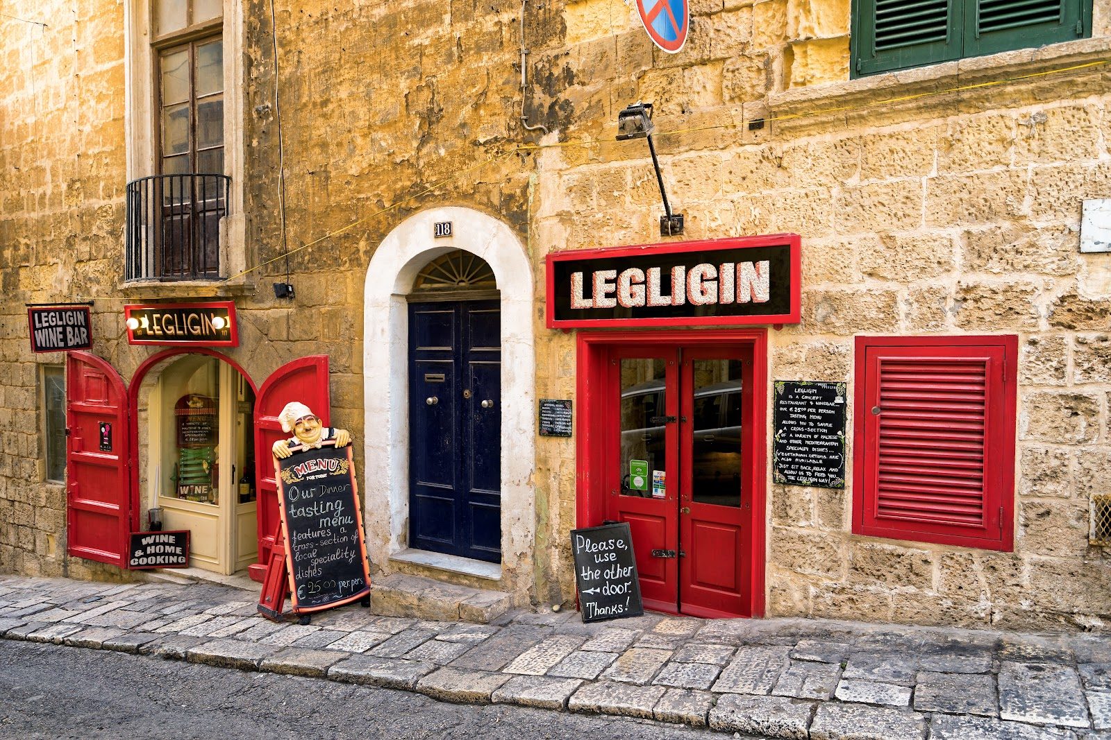 Legligin, Valletta